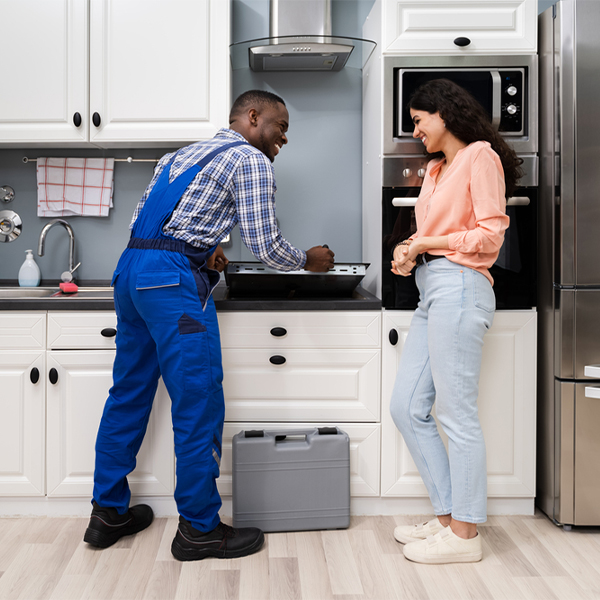 what kind of warranty do you offer on your cooktop repair services in Posey County